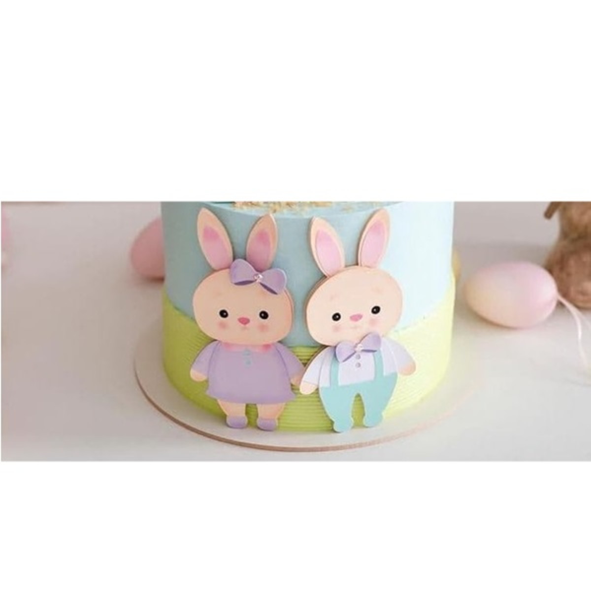 Arquivo Topo Páscoa Casal Coelhinhos