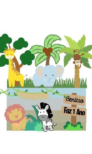 arquivo topo safari cute em camadas