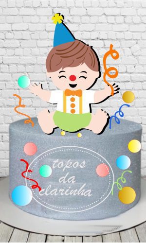 Arquivos de Corte Topo de Bolo Bebe Carnaval Camadas