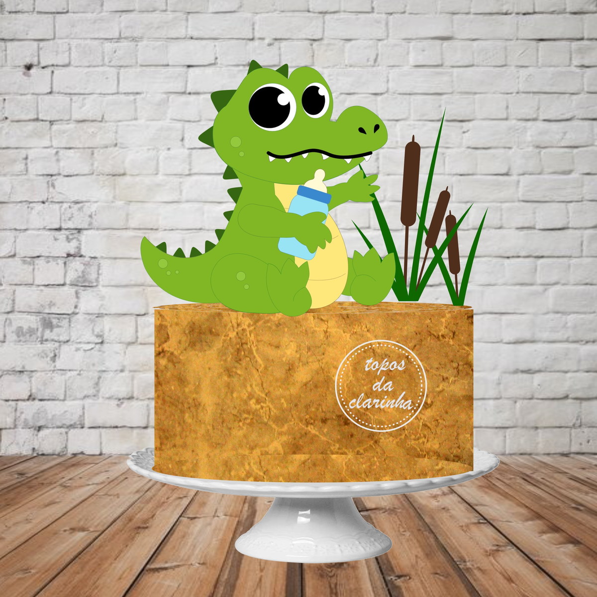 ARQUIVOS DE CORTE TOPO DE BOLO CROCODILO CAMADA