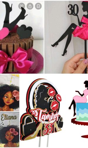 ARQUIVOS DE CORTE TOPO DE BOLO mulher