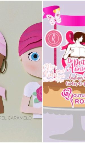 ARQUIVOS DE CORTE TOPOs DE BOLO outubro rosa