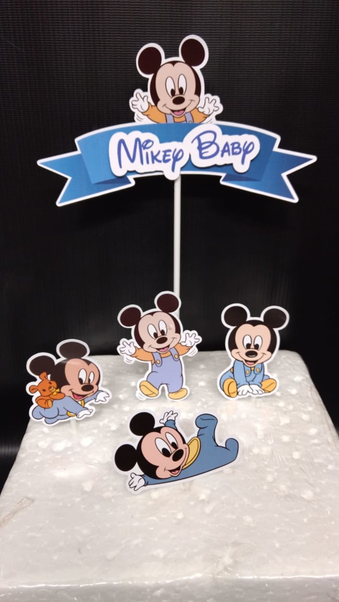 Arquivos Silhouette topo de bolo 67 Mickey Baby