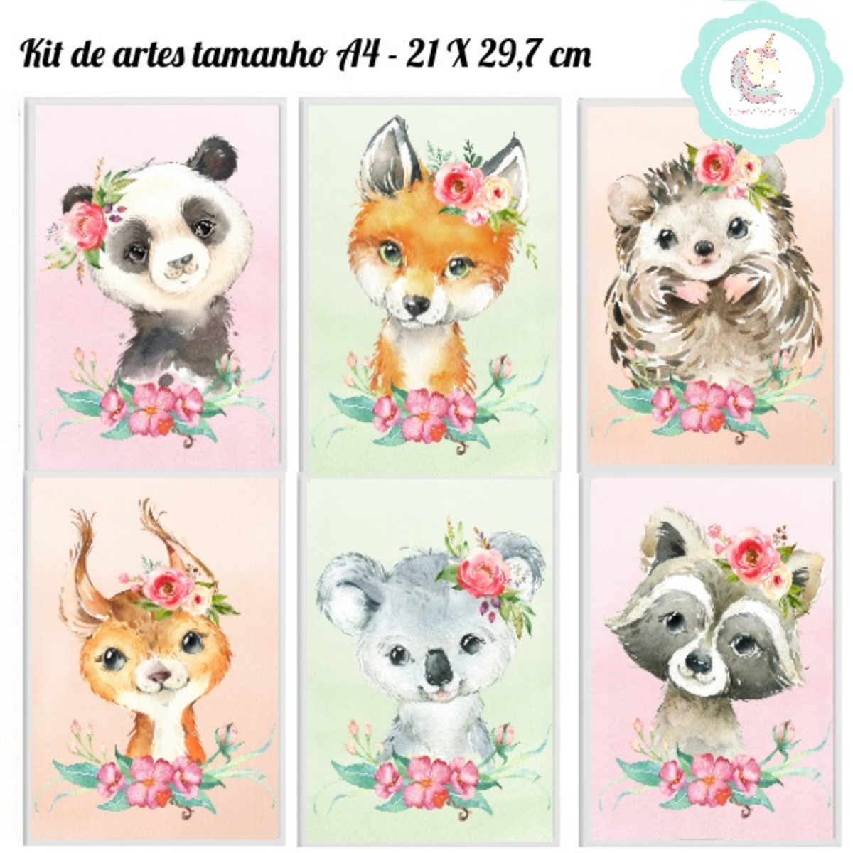 Arte Digital Quadrinhos Bosque Aquarela Menina