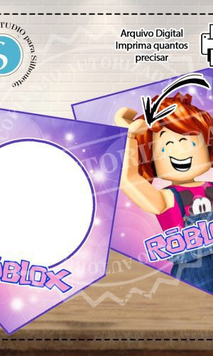 BANDEIROLA MENINA ROBLOX - ARQUIVO DIGITAL