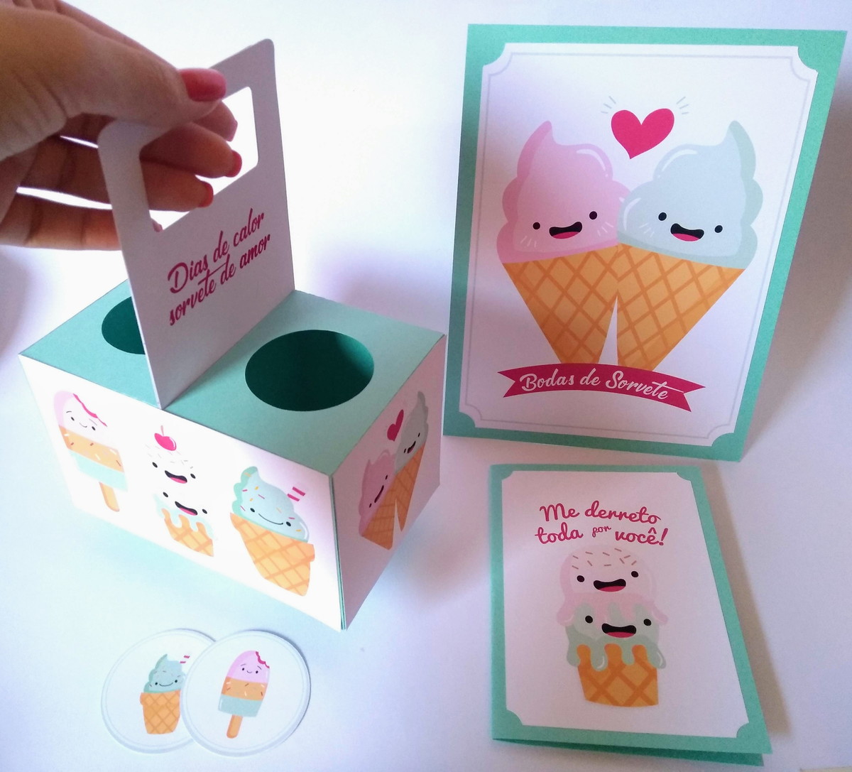 Kit Digital - Bodas de Sorvete - Imagem 2