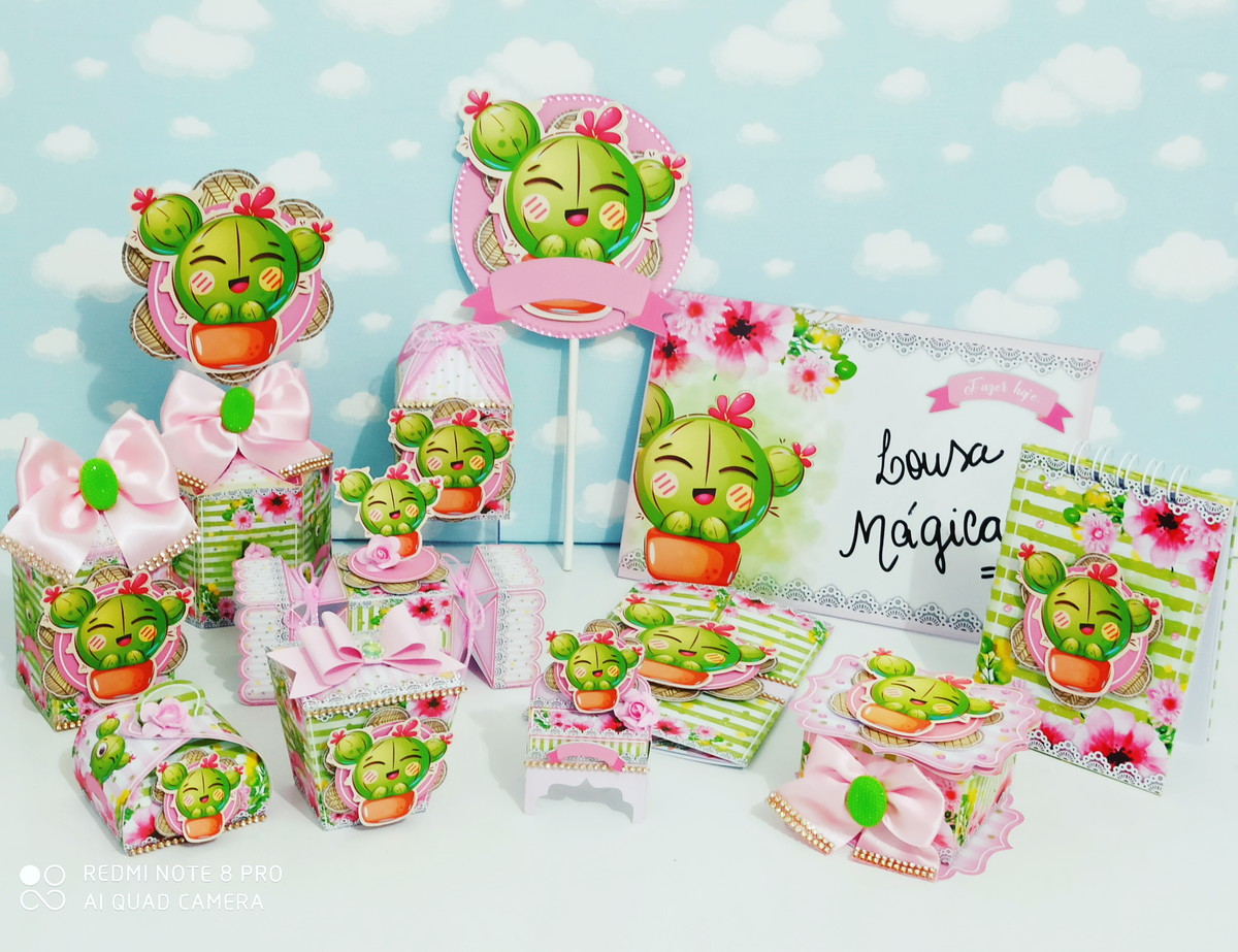 Cactos Cute - Arquivos de Corte Studio e pdf + Fotos 3112
