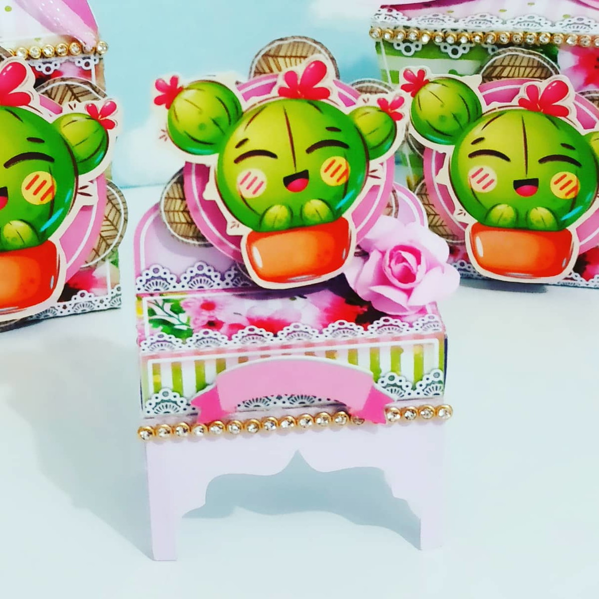 Cactos Cute - Arquivos de Corte Studio e pdf + Fotos 3112 - Imagem 4