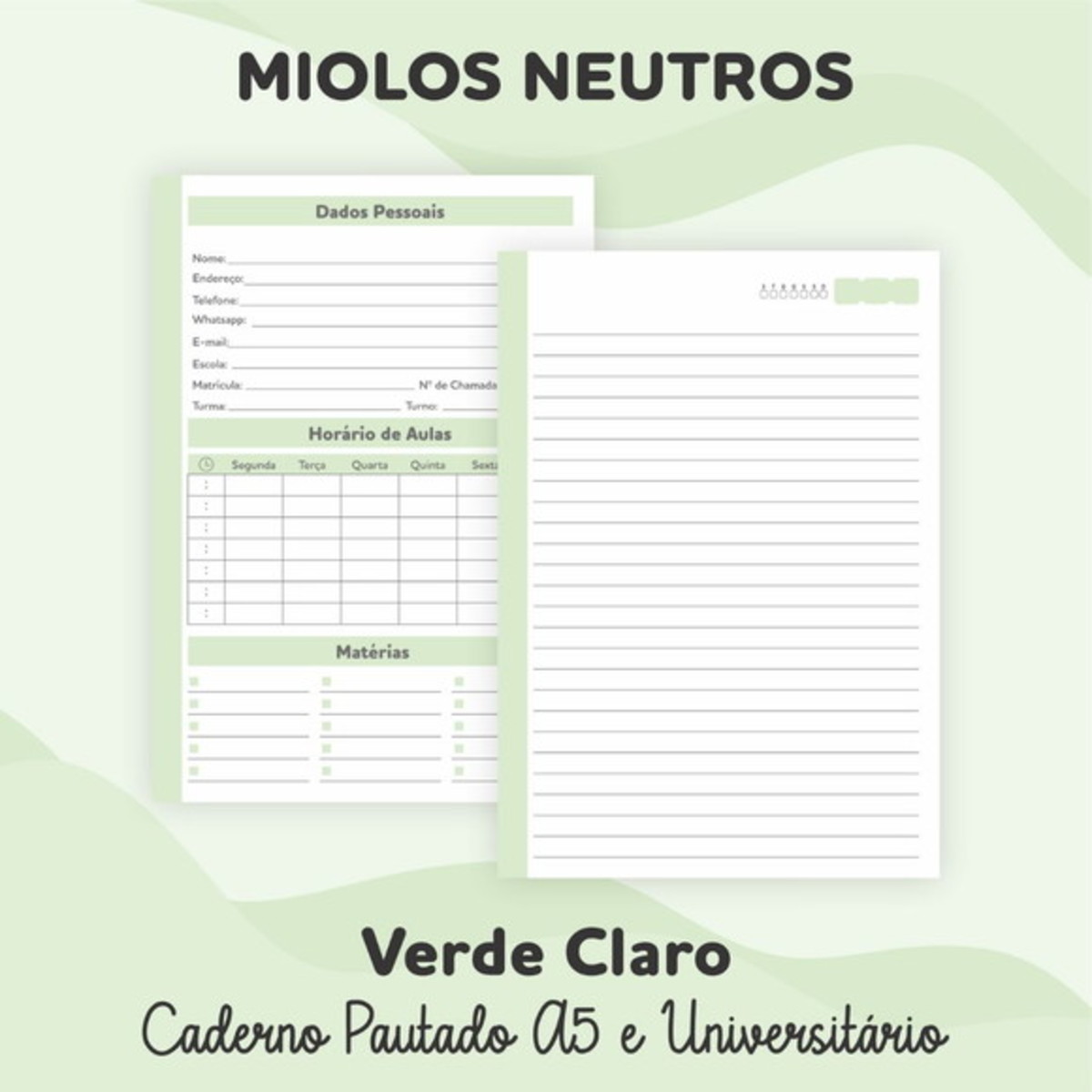 Cadernos - Kit Digital Miolos Cadernos Universitario - Imagem 2