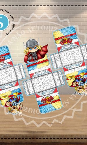 CAIXA BIS AVENGERS THOR - ARQUIVO DIGITAL