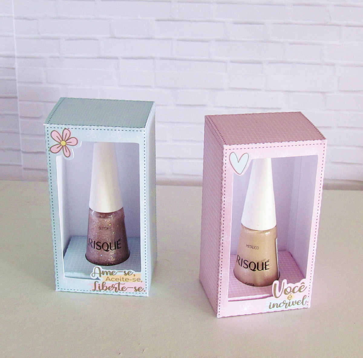 Caixa Esmalte Dia da Mulher - Arquivo de corte - Imagem 2