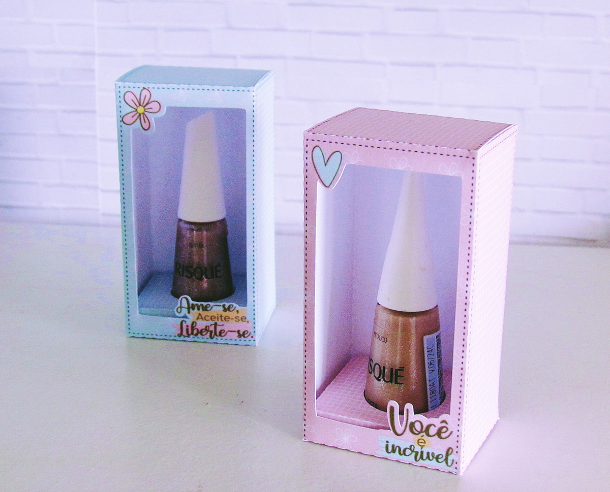 Caixa Esmalte Dia da Mulher - Arquivo de corte