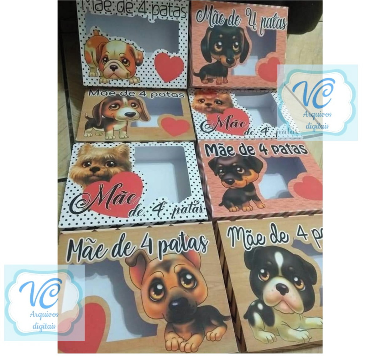 738-Arquivo de Corte Dia das Mães - Mãe de Pet