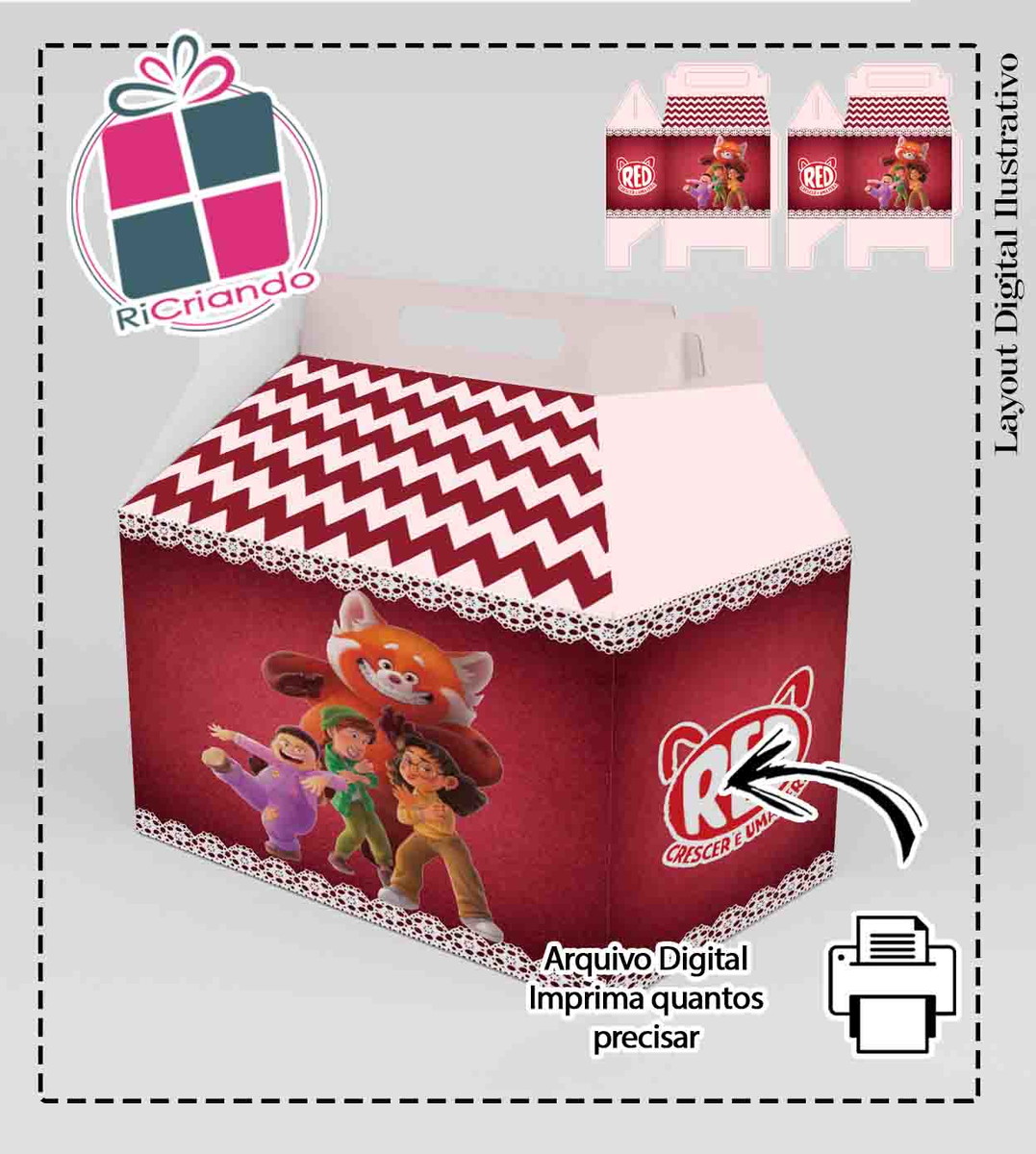 CAIXA MALETA RED A VIDA É UMA FESTA - ARQUIVO DIGITAL