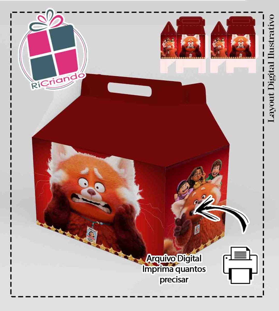 CAIXA MALETA RED A VIDA É UMA FESTA - ARQUIVO DIGITAL