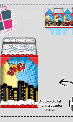 CAIXA MILK AVENGERS THOR - ARQUIVO DIGITAL