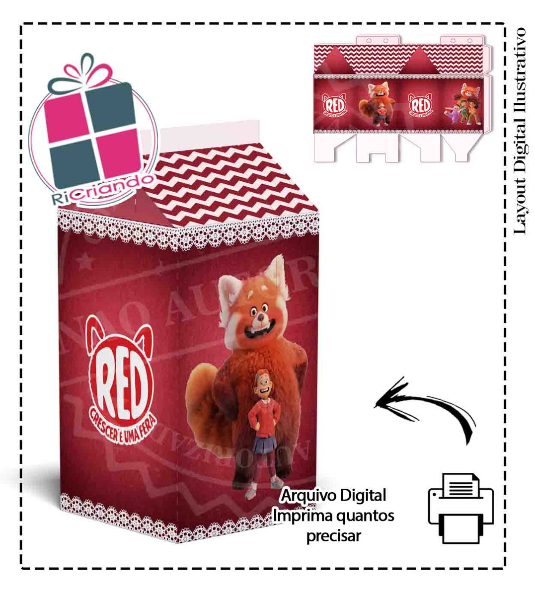 CAIXA MILK RED A VIDA É UMA FESTA - ARQUIVO DIGITAL