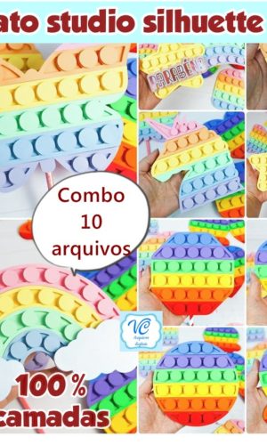 COMBO 10 Arquivos topo Pop it -10- Fidget toys -COD 980