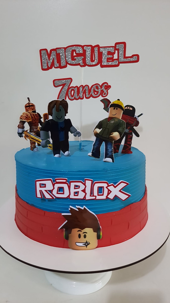 COMBO + Arquivo de Corte - Topo de Bolo Roblox