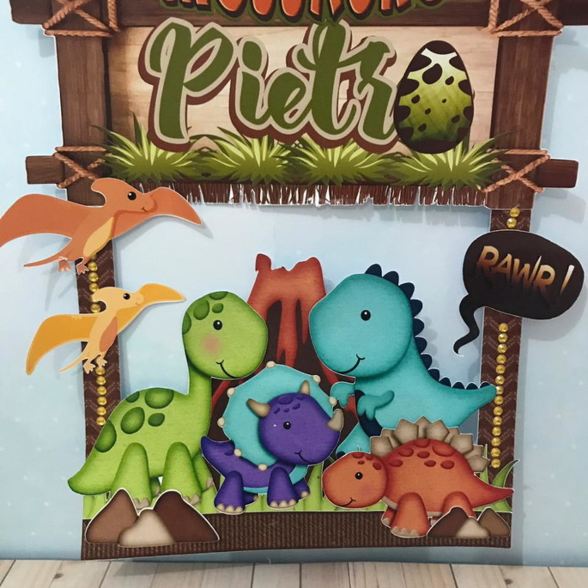 Dino Baby Cute 9 - Arquivos de Corte Studio e pdf - 734