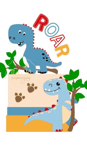 Arquivo de Corte-dinossauro Azul Topo-studio