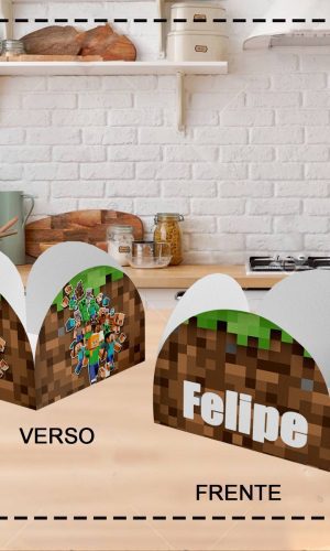 FORMINHA DE DOCE MINECRAFT - ARQUIVO DIGITAL