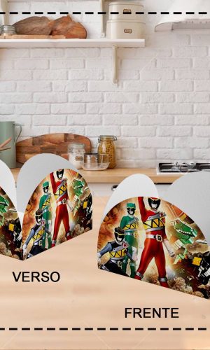 FORMINHA DE DOCE POWER RANGERS - ARQUIVO DIGITAL