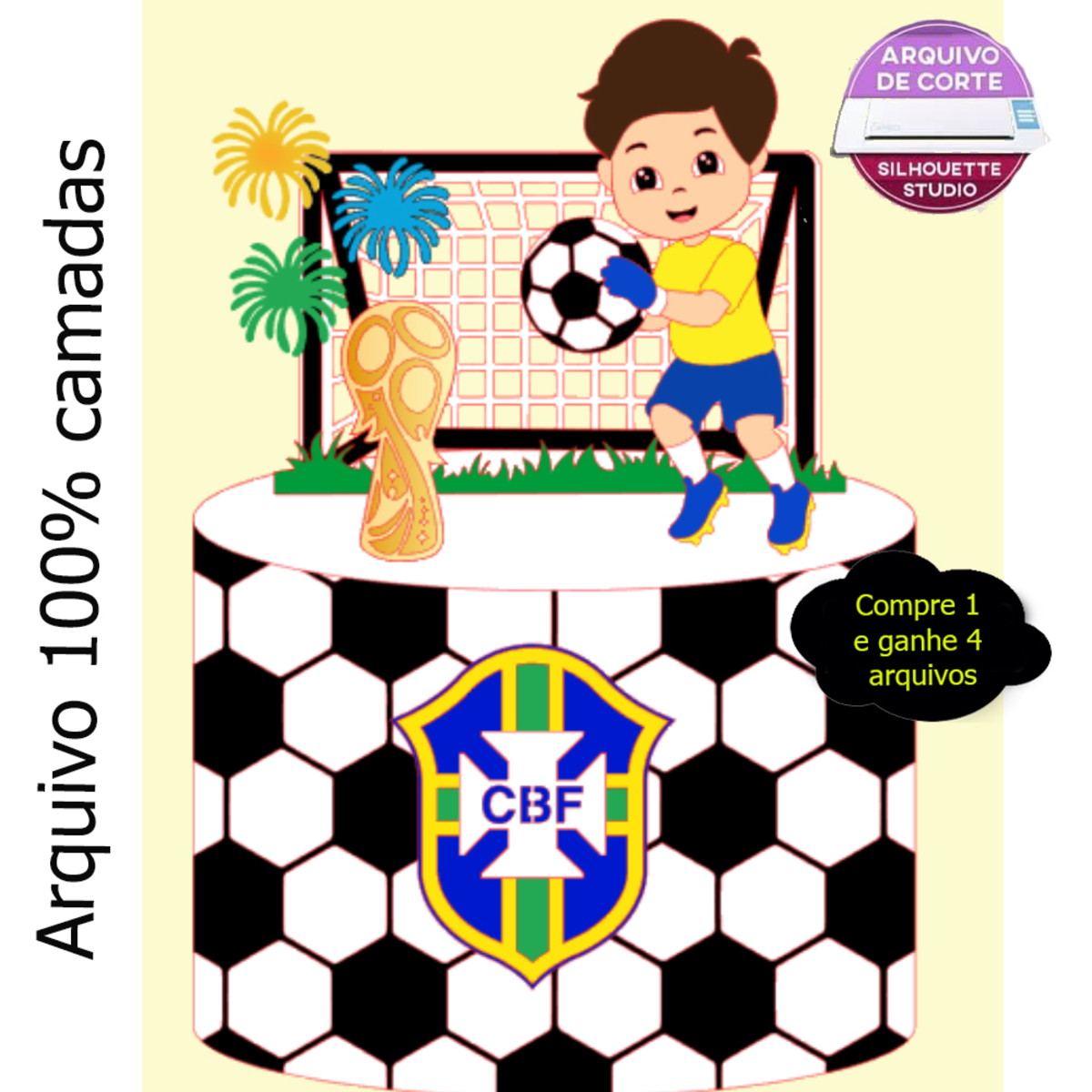 G855 - Arquivo Topo Futebol /copa do Mundo Menino