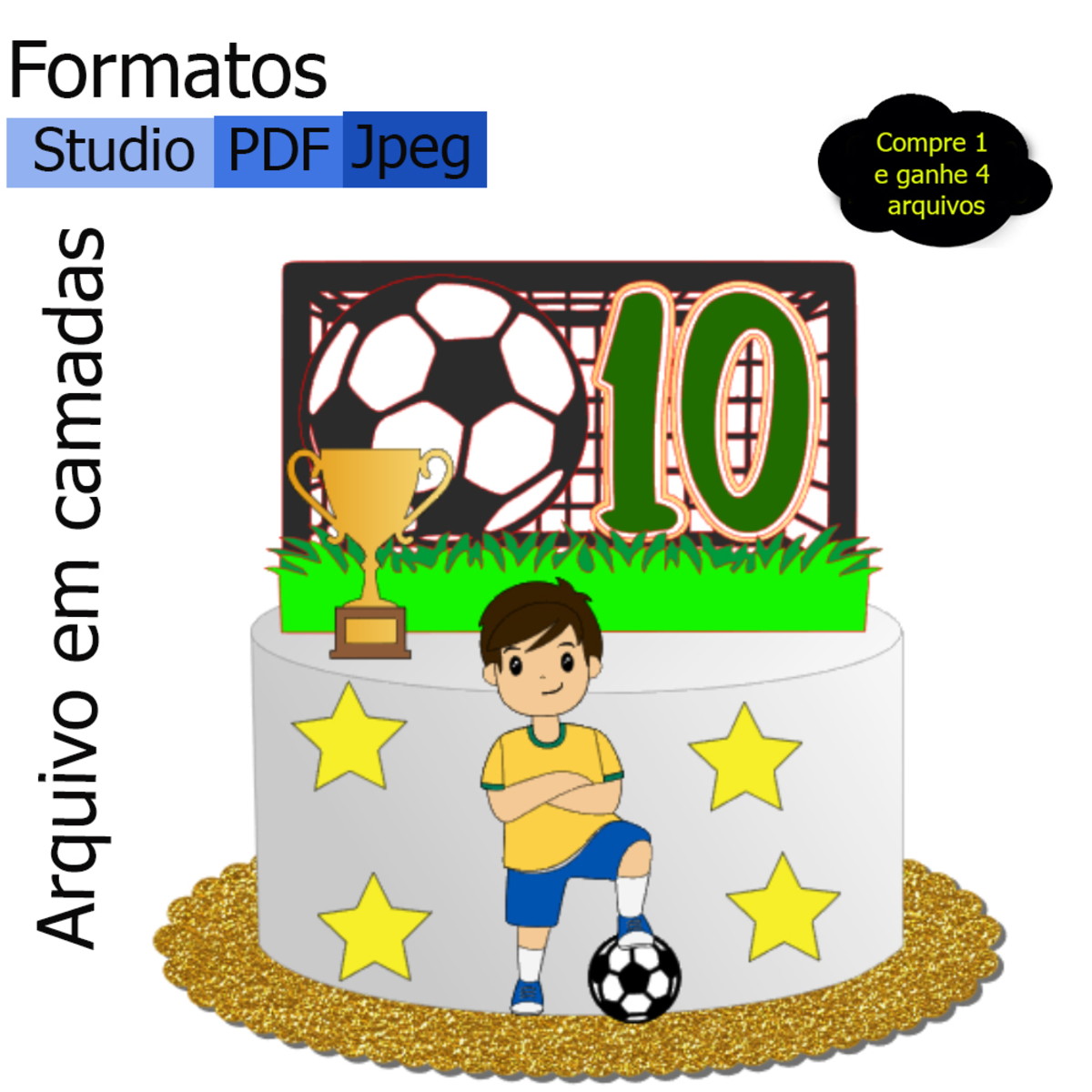 G861 - Arquivo Topo Futebol /copa do Mundo Menino