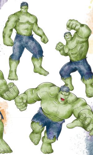 Hulk Aquarela ,kit Digital Compre 1 Leve 3