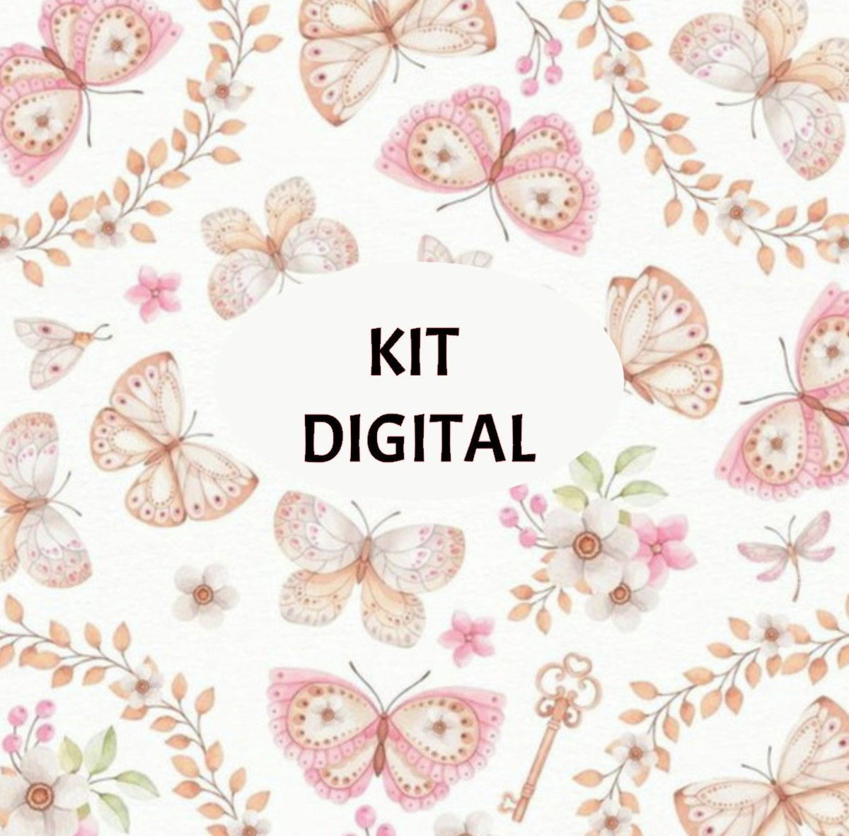 Ki Digital Borboletas Aquarela - Imagem 2