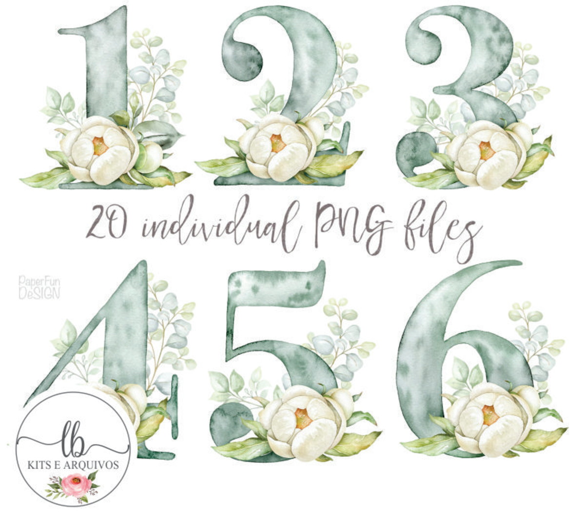 Kit Aquarela - Digital Urso (completo) - Imagem 3