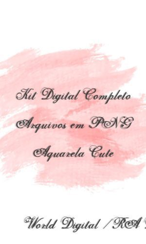 Kit Arquivo Digital em PNG Aquarela Cute Joaninha