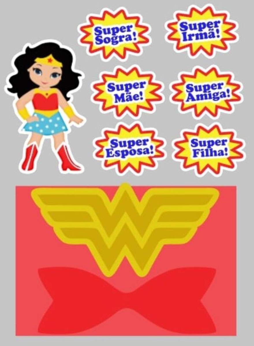 Kit Arquivos de Corte Batman, Mulher Marav., Pantera Negra - Imagem 2