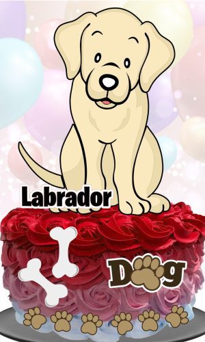 Kit com 5 arquivos de corte 16-CACHORRO TOPO DE BOLO CAMADAS