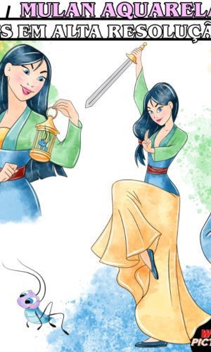 Kit Digita Mulan Aquarela