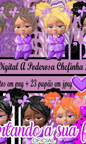 Kit Digital a Poderosa Chefinha Lilás