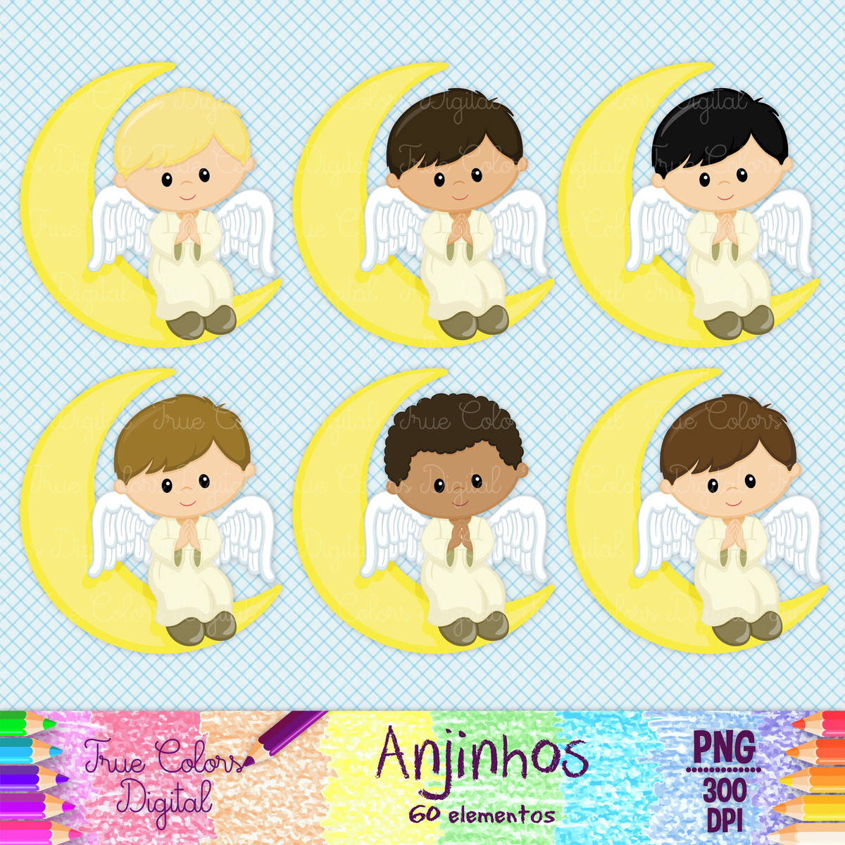 Kit Digital Anjinhos 2 - Imagem 4