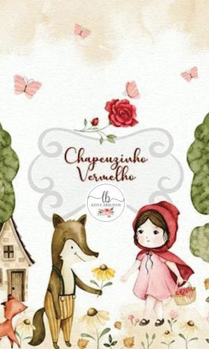 Kit Digital Aquarela - Chapeuzinho Vermelho