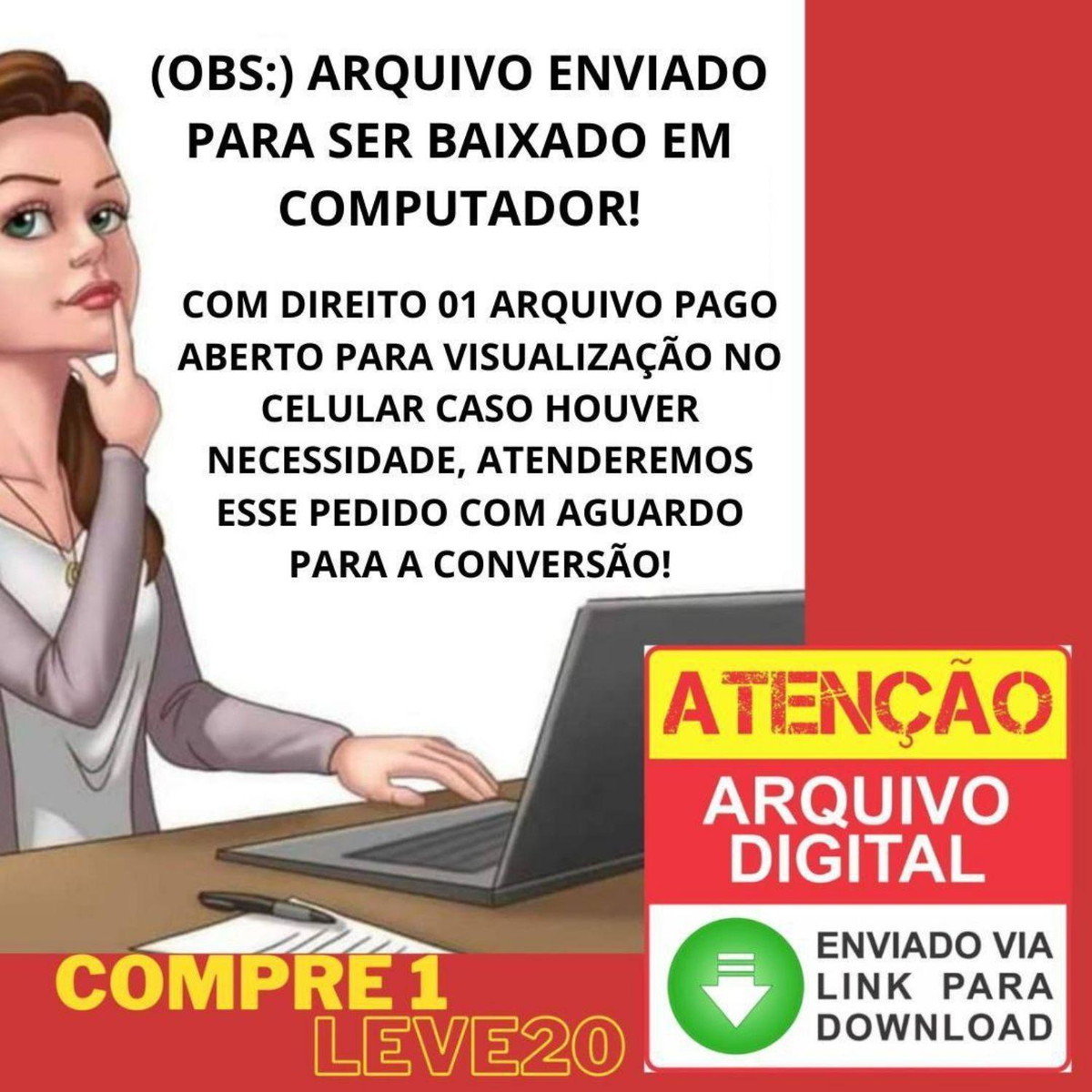 Kit Digital Arca de Noé Aquarela/+20kits Cod:3636 - Imagem 4