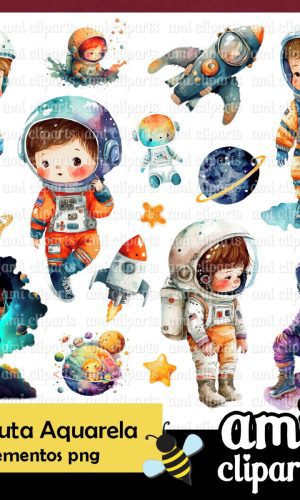 Kit Digital Astronautas Aquarela