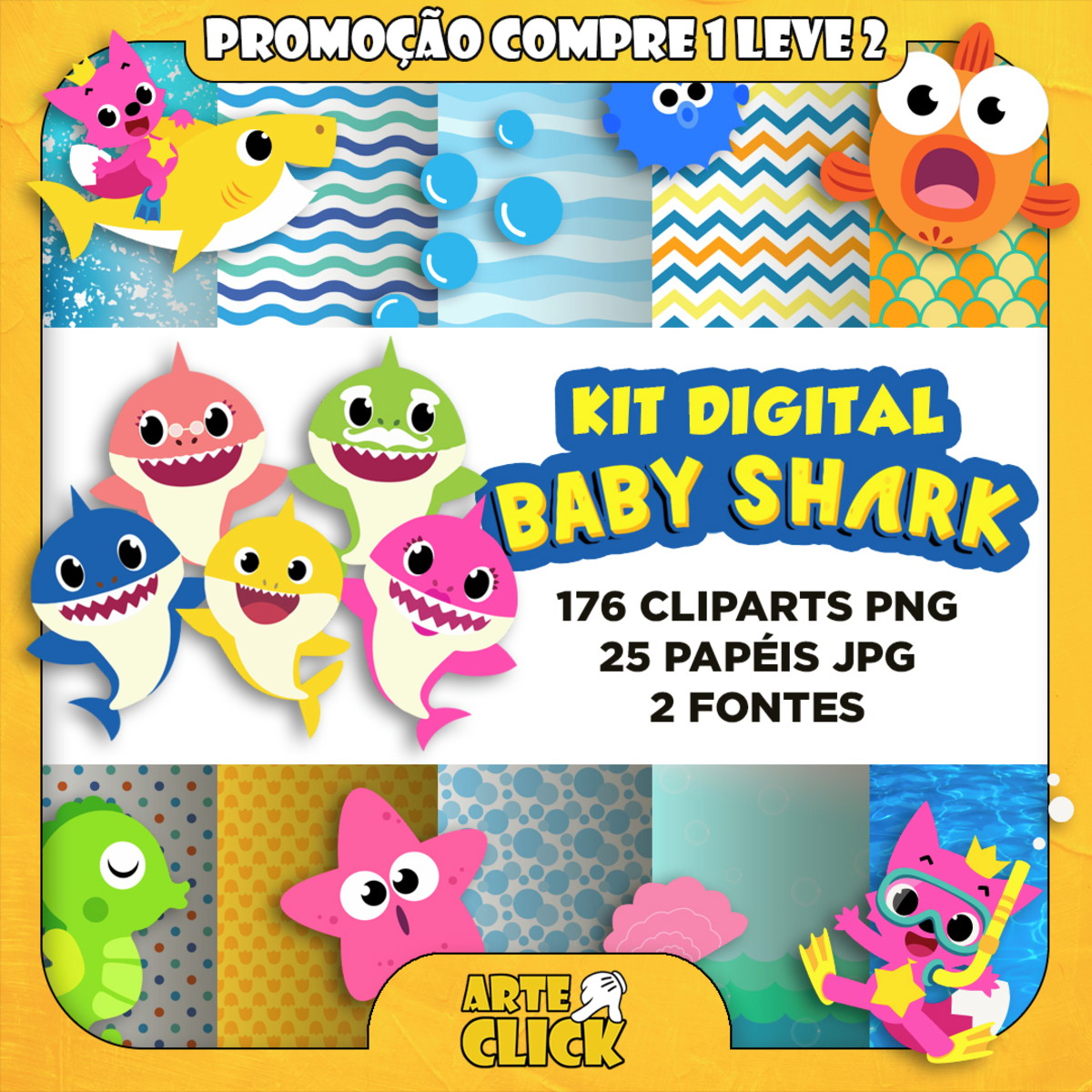 Kit Digital Baby Shark