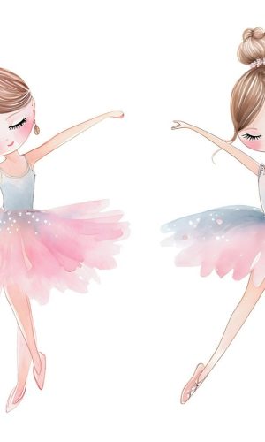 Kit Digital Bailarina Aquarela 2