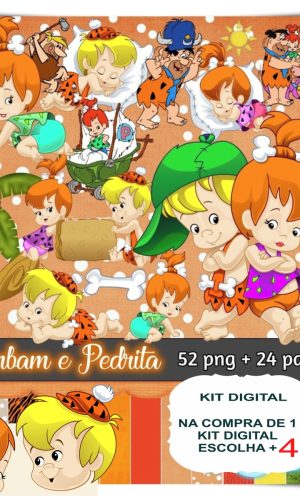 Kit Digital Bambam e Pedrita a