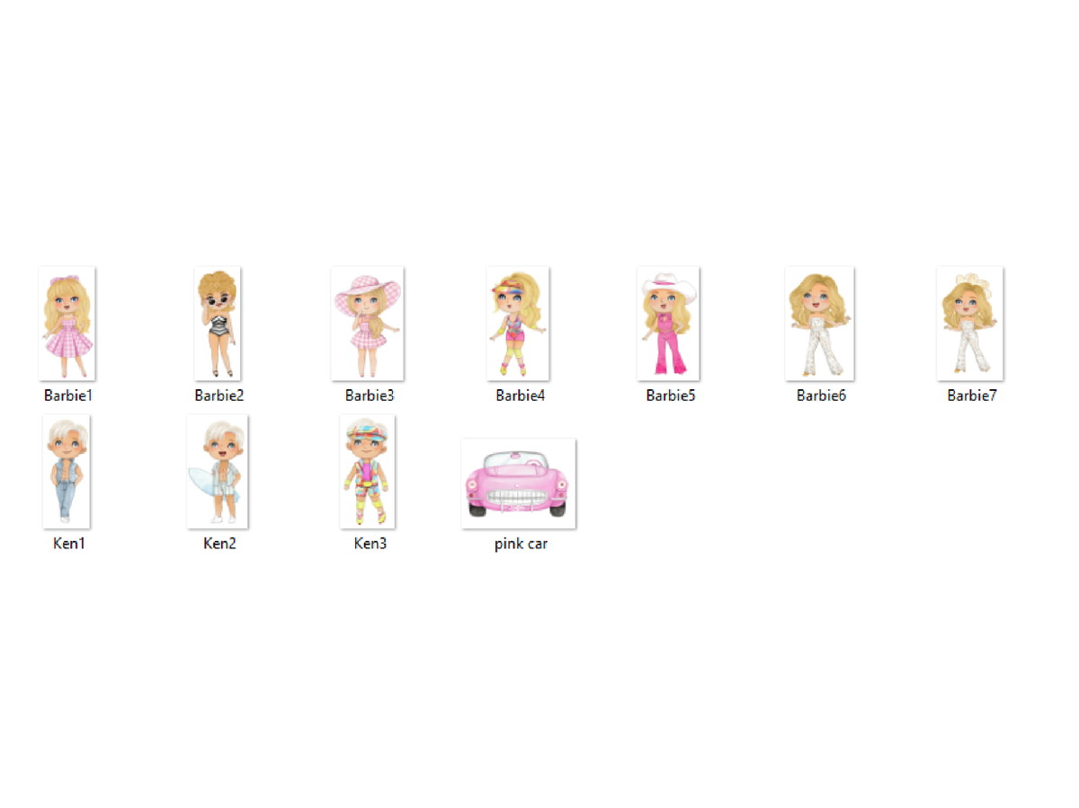 Kit Digital - Barbie Aquarela - Imagem 2
