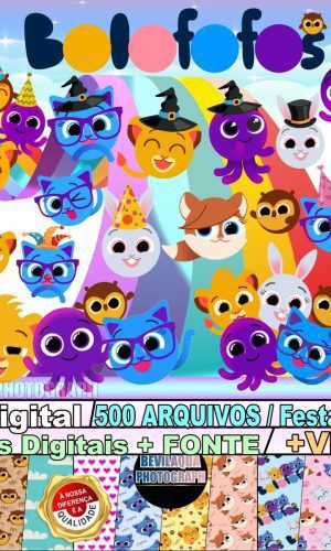 Kit Digital Bolofofos Completo
