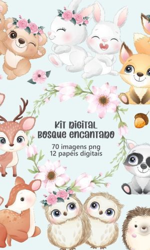 Kit Digital Bosque Encantado #1034#