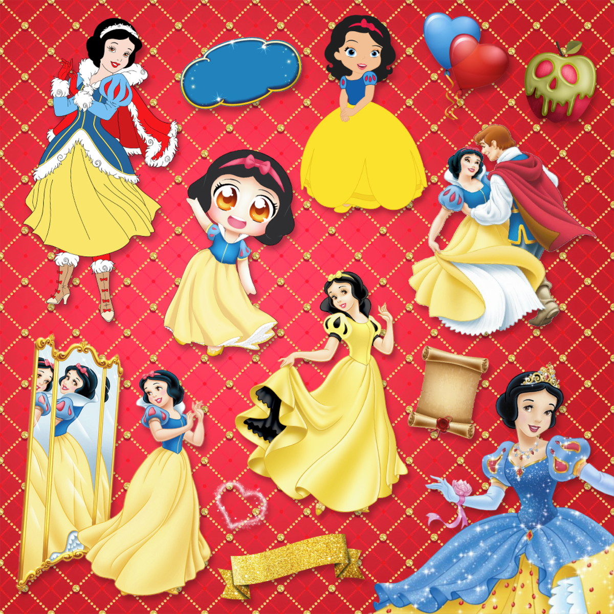 Kit Digital Branca de Neve e os Sete Anões - Imagem 2