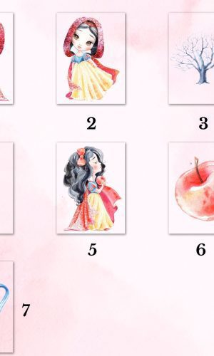 Kit Digital Branca de Neve Aquarela Png 008 Compre 1 Leve 2