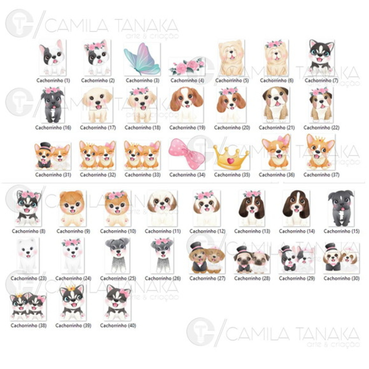 Kit Digital Cachorrinhos 3 (pague 1 Leve 3) - Imagem 2